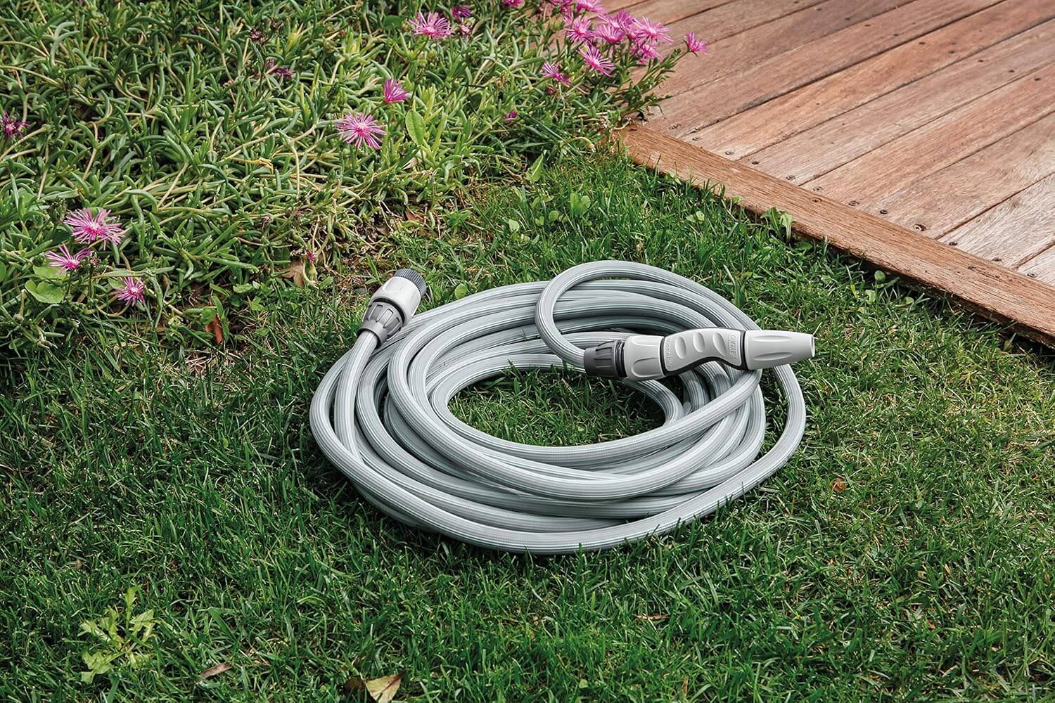 CF Flexibilní zahradní hadice AquaGo 15 m šedá 2